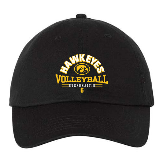 Iowa - NCAA Women's Volleyball : Hallie Steponaitis - Dad Hat-0