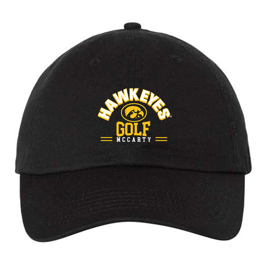 Iowa - NCAA Men's Golf : Jack McCarty - Dad Hat-0