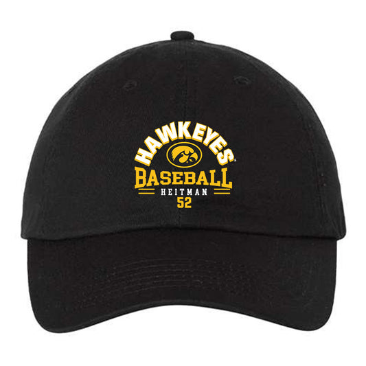 Iowa - NCAA Baseball : Nick Heitman - Dad Hat-0