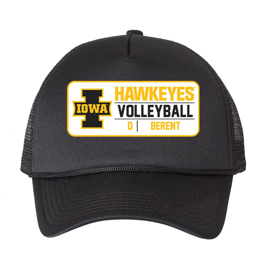Iowa - NCAA Women's Volleyball : Allison Berent - Trucker Hat-0