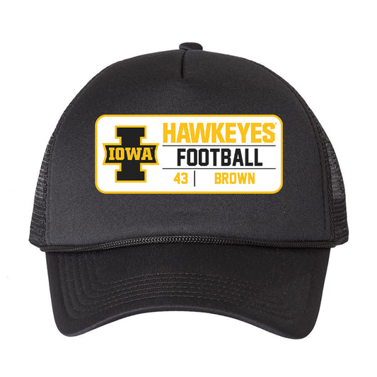 Iowa - NCAA Football : Kahmari Brown - Trucker Hat-0