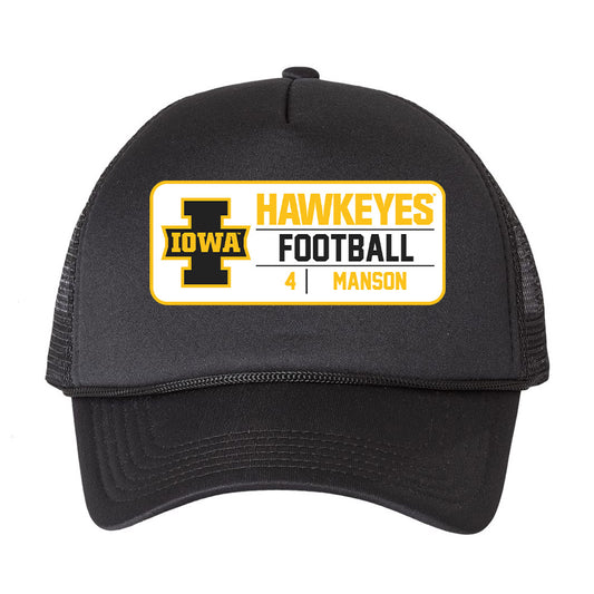 Iowa - NCAA Football : Julian Manson - Trucker Hat-0