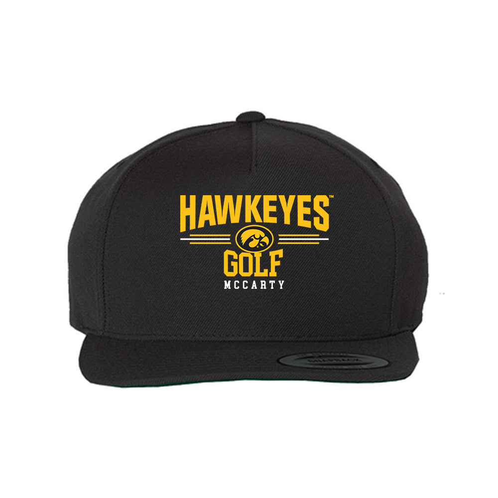 Iowa - NCAA Men's Golf : Jack McCarty - Snapback Hat-1