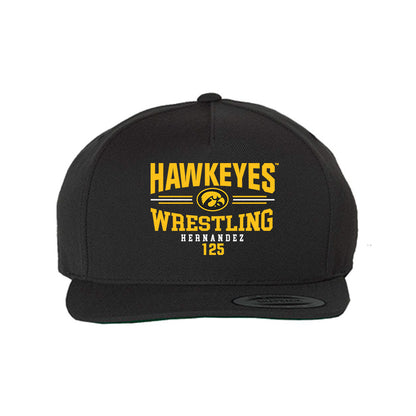 Iowa - NCAA Wrestling : Keyan Hernandez - Snapback Hat-0