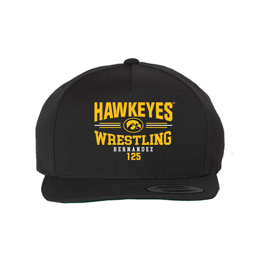 Iowa - NCAA Wrestling : Keyan Hernandez - Snapback Hat-0