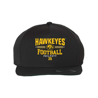 Iowa - NCAA Football : Tanner Philpott - Snapback Hat-1