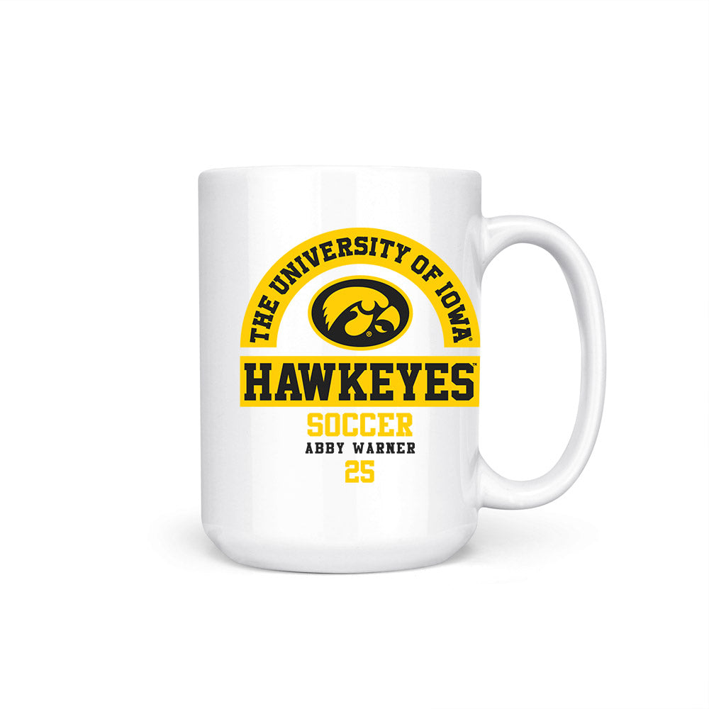 Iowa - NCAA Women's Soccer : Abby Warner - Coffee Mug-0