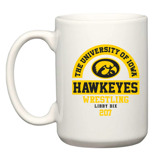 Iowa - NCAA Women's Wrestling : Libby Dix - Coffee Mug-0