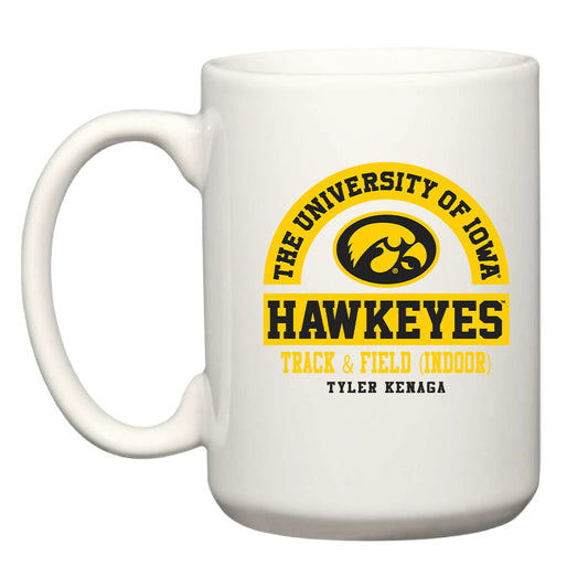 Iowa - NCAA Men's Track & Field : Tyler Kenaga - Coffee Mug-0