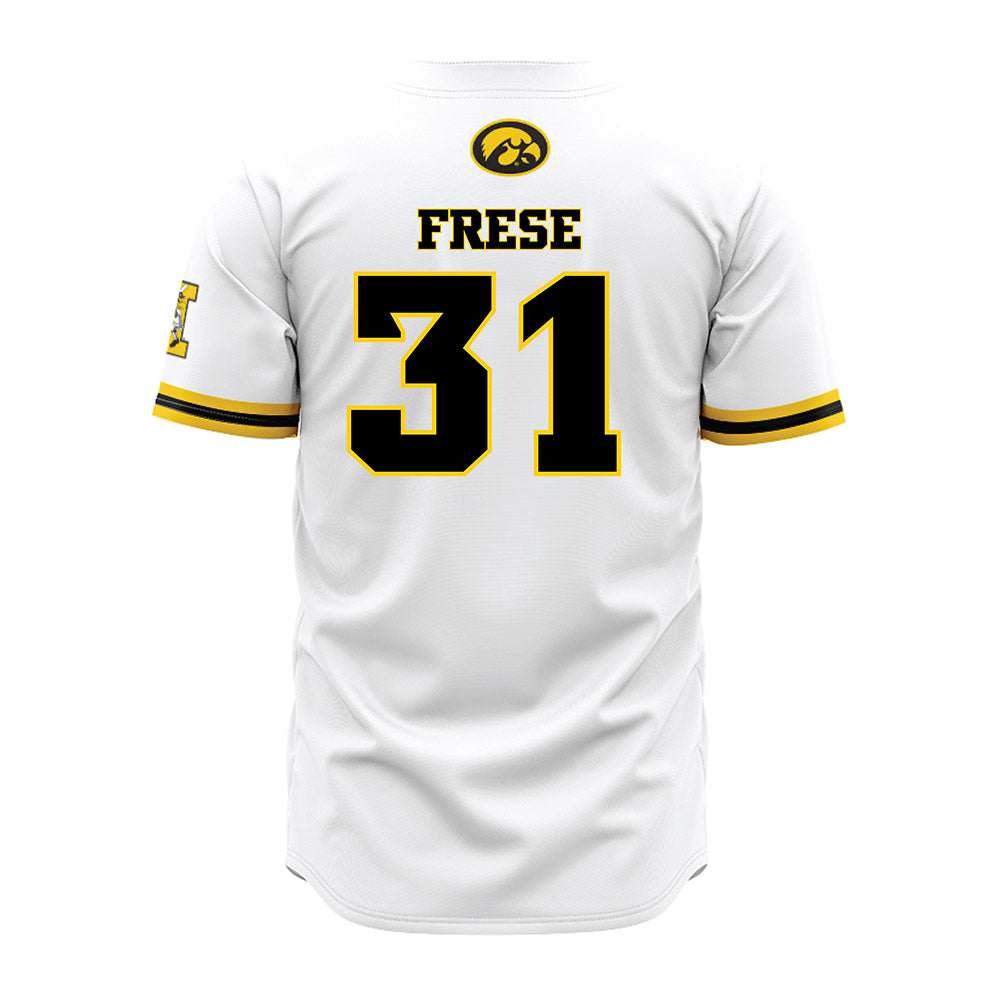 Iowa - NCAA Baseball : Maddux Frese - White Jersey-1
