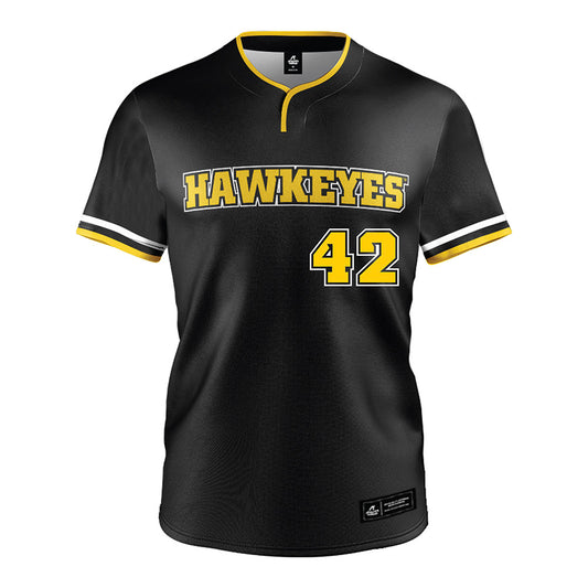 Iowa - NCAA Softball : Serayah Neiss - Black Jersey-0