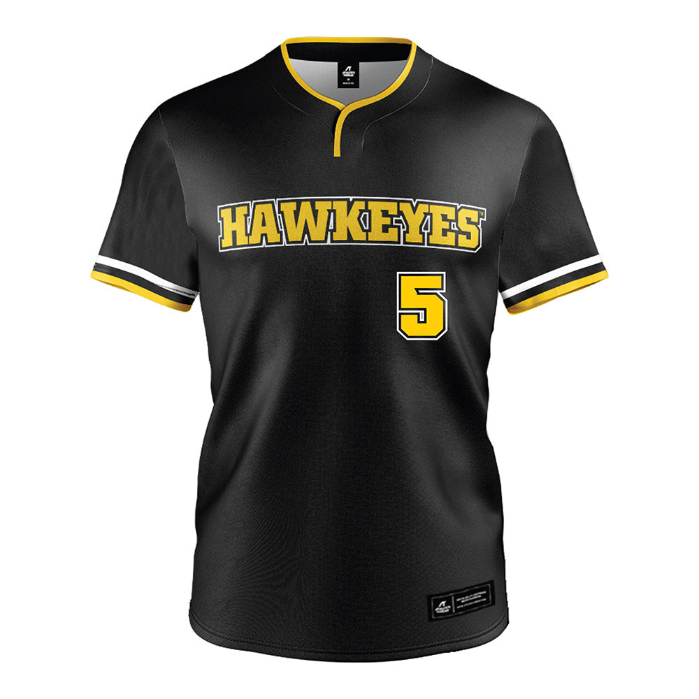 Iowa - NCAA Softball : Avery Sapp - Black Jersey-0