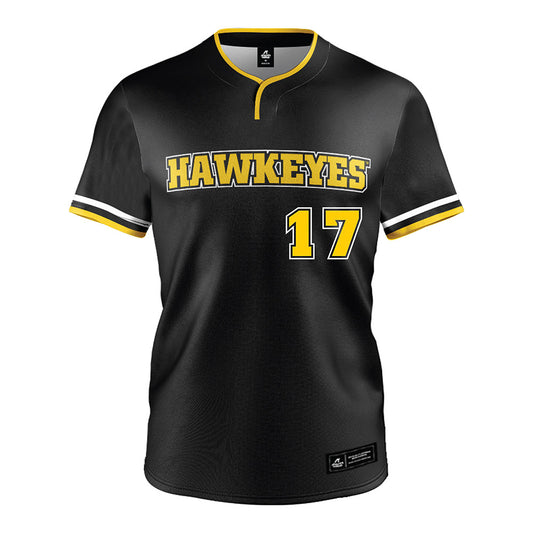 Iowa - NCAA Softball : Anna Streff - Black Jersey-0