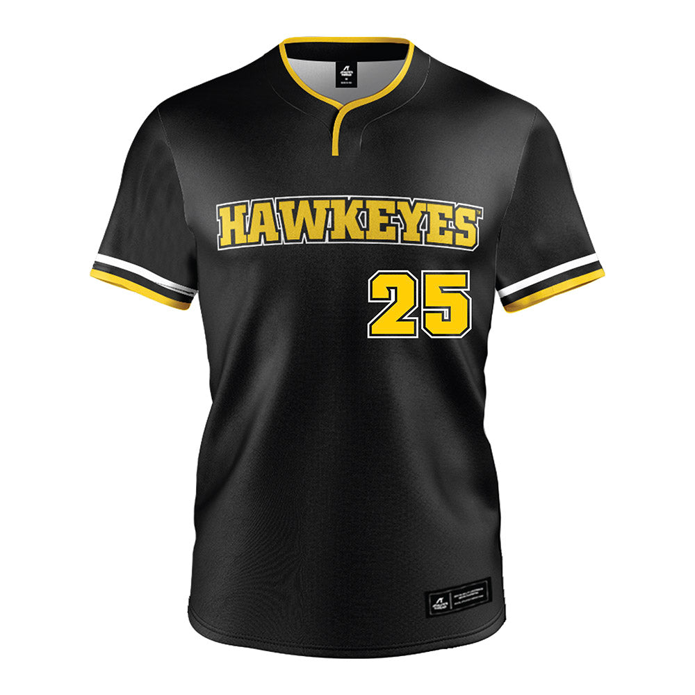 Iowa - NCAA Softball : Leah McAnally - Black Jersey-0