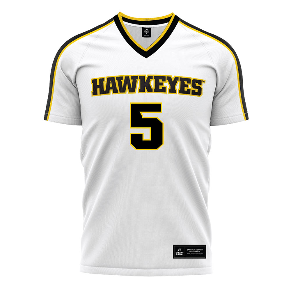 Iowa - NCAA Women's Soccer : Sofia Bush - White Soccer Jersey-0