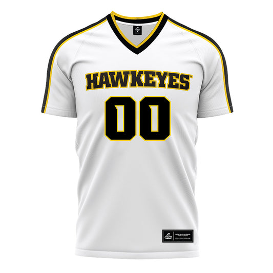 Iowa - NCAA Women's Soccer : Caroline Ready - White Soccer Jersey-0