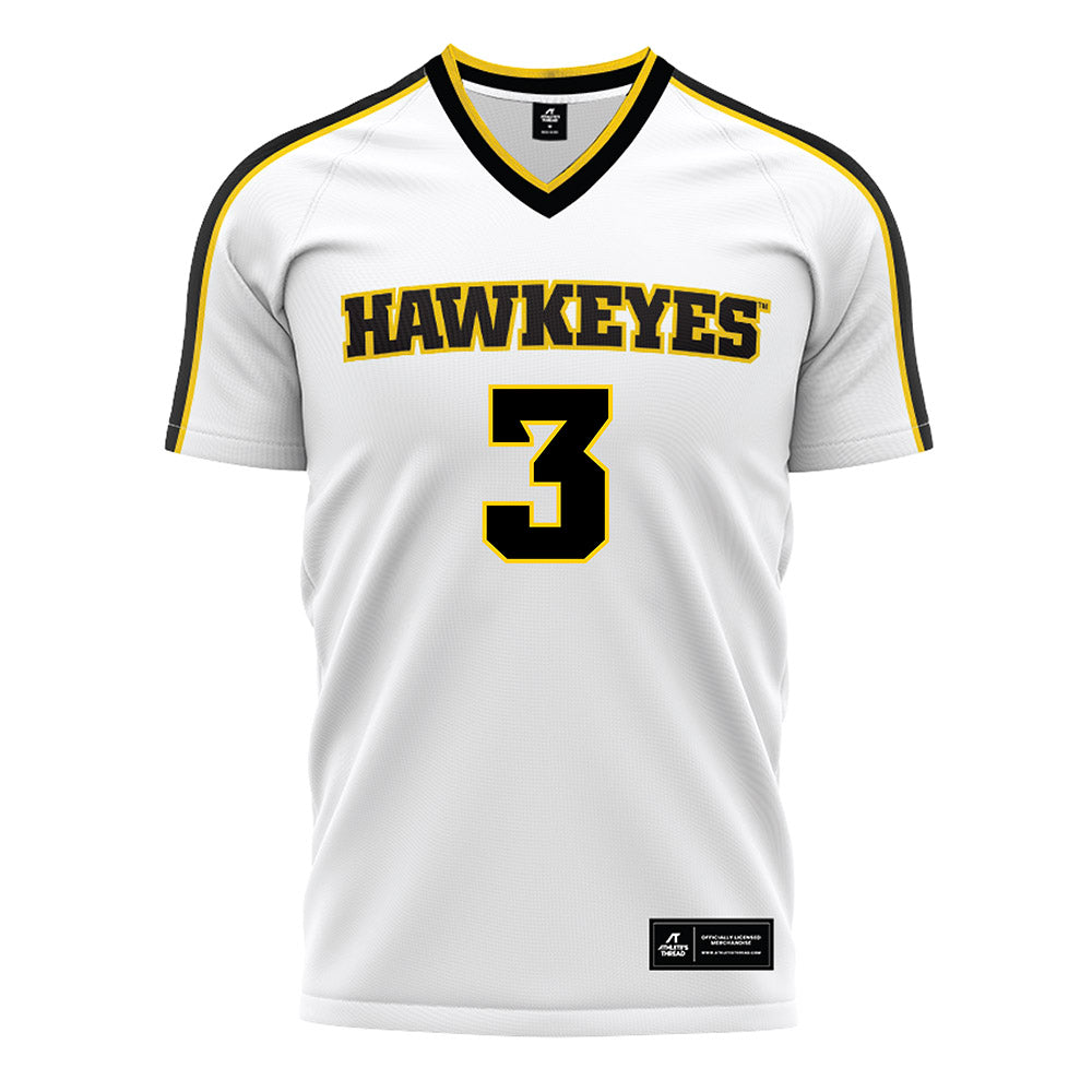 Iowa - NCAA Women's Soccer : Sammy Reimer - White Soccer Jersey-0