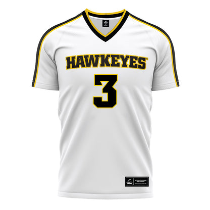 Iowa - NCAA Women's Soccer : Sammy Reimer - White Soccer Jersey-0