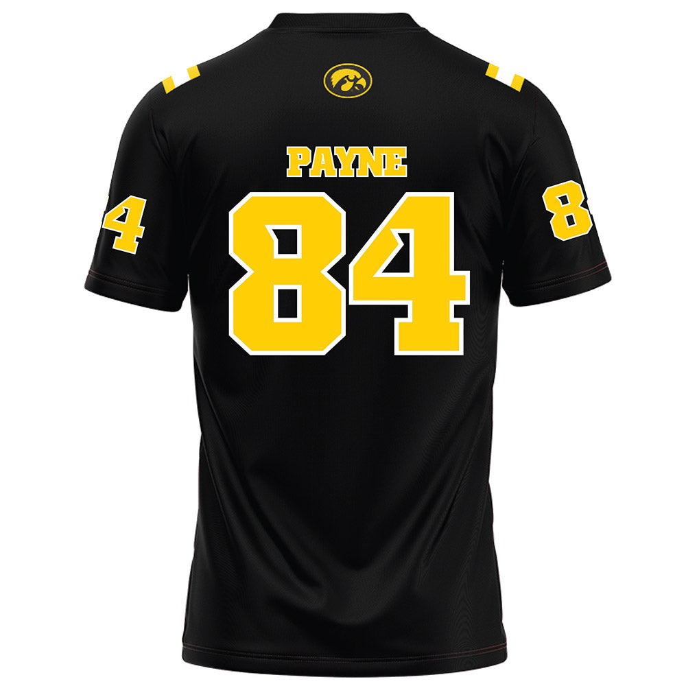 Iowa - NCAA Football : Apollo Payne - Black Football Jersey-1