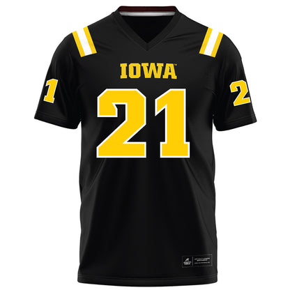 Iowa - NCAA Football : Lendon Phillips jr - Black Football Jersey-0
