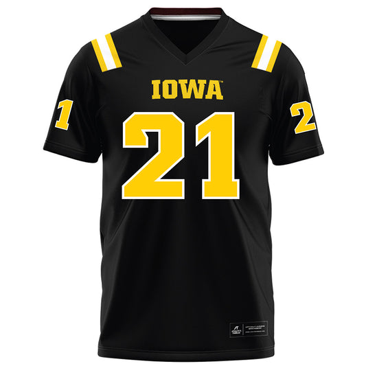 Iowa - NCAA Football : Lendon Phillips jr - Black Football Jersey-0
