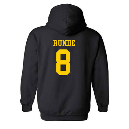 Iowa - NCAA Baseball : Logan Runde - Hooded Sweatshirt-1