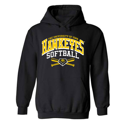 Iowa - NCAA Softball : Anna Streff - Sports Shersey Hooded Sweatshirt-0