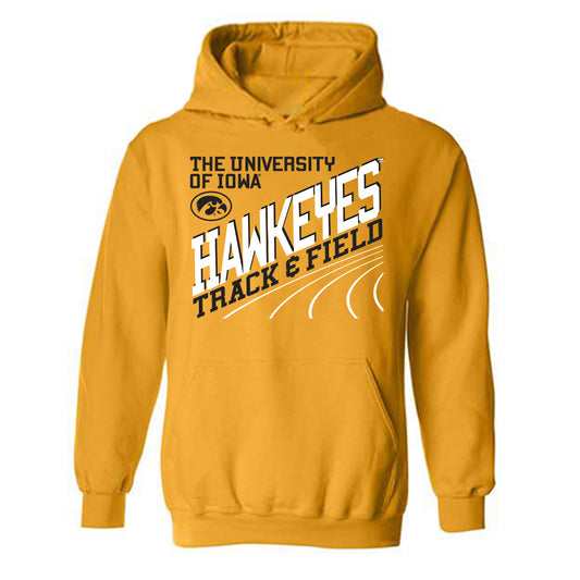 Iowa - NCAA Women's Track & Field : Dymonde Nave - Sports Shersey Hooded Sweatshirt-0