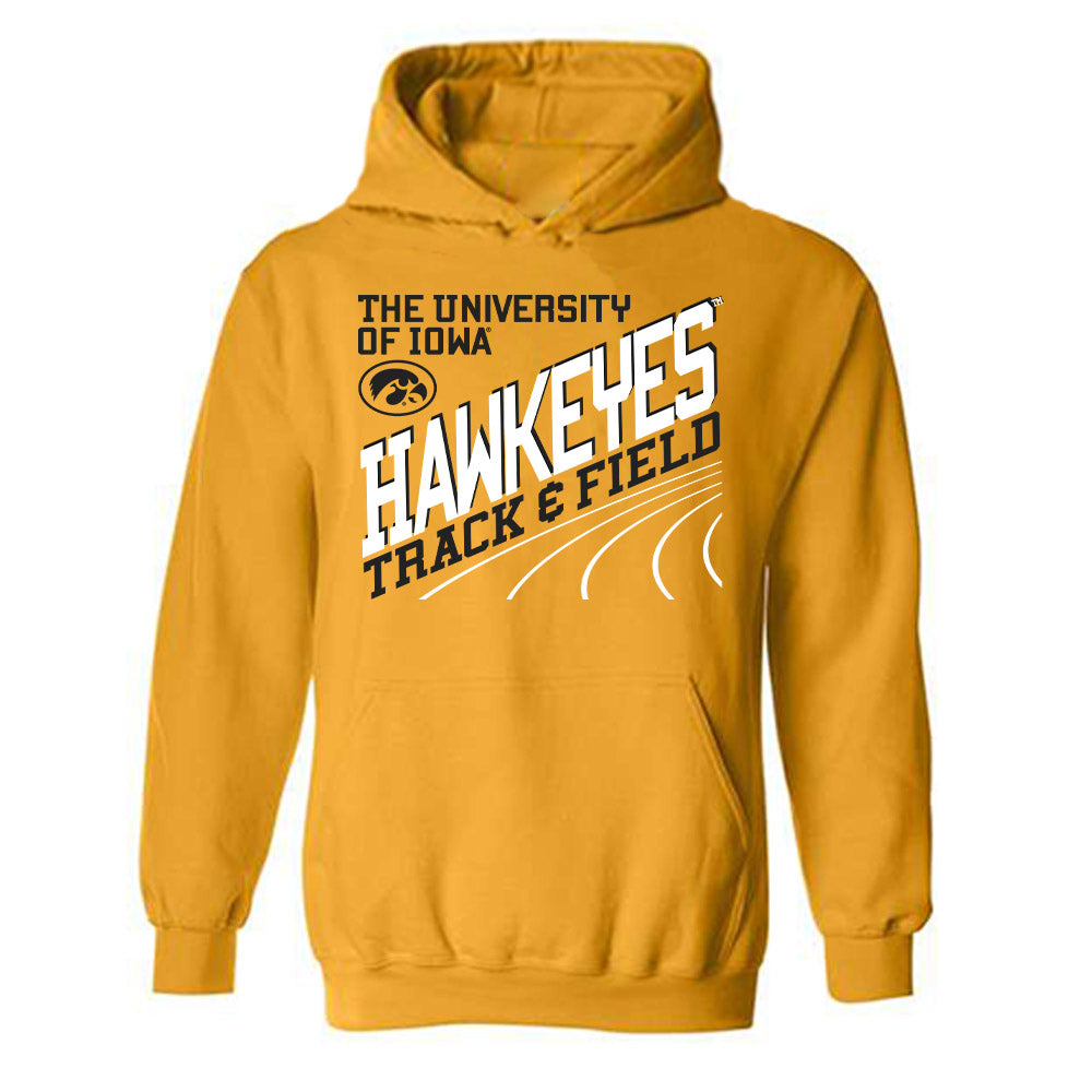 Iowa - NCAA Men's Track & Field : Will Ryan - Sports Shersey Hooded Sweatshirt-0