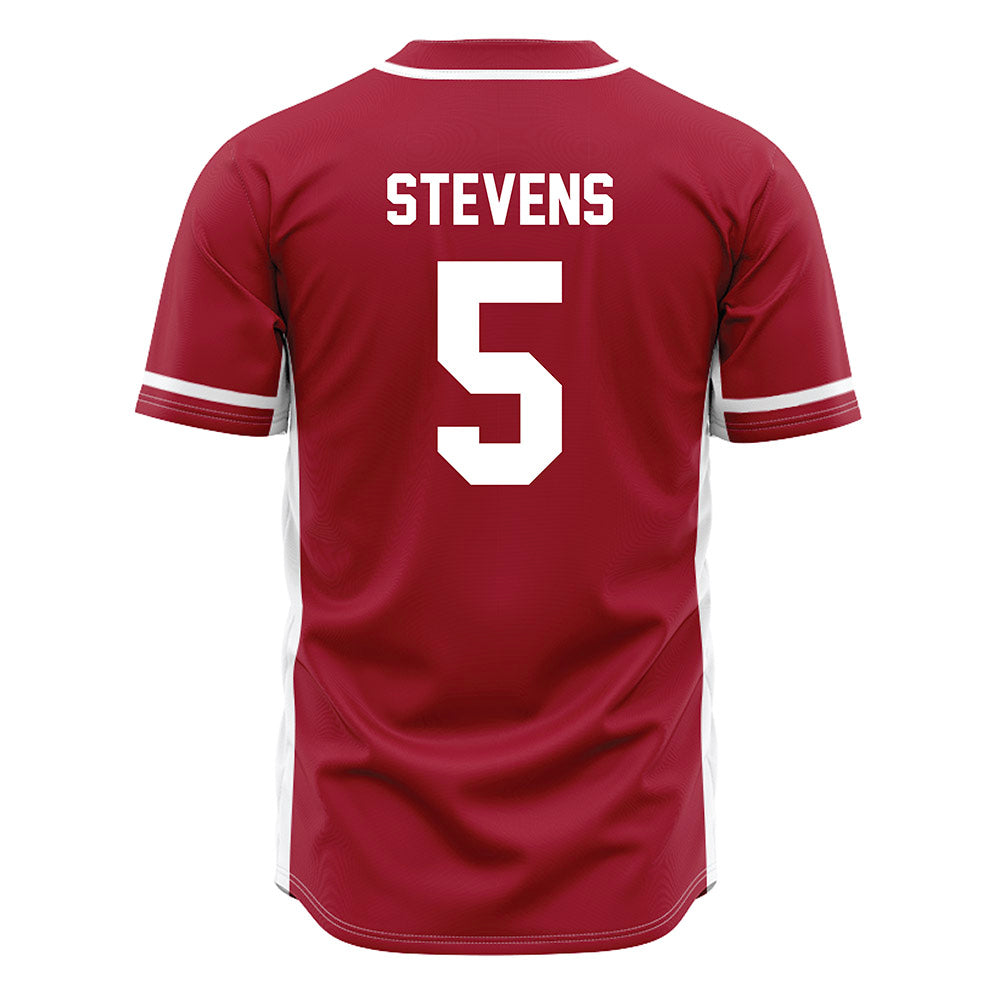 Oklahoma - NCAA Baseball : Nolan Stevens - Maroon Jersey-1