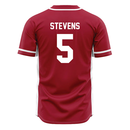 Oklahoma - NCAA Baseball : Nolan Stevens - Maroon Jersey-1