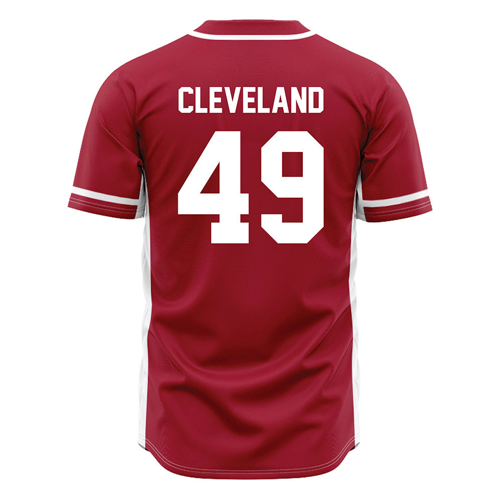 Oklahoma - NCAA Baseball : Jackson Cleveland - Maroon Jersey-1