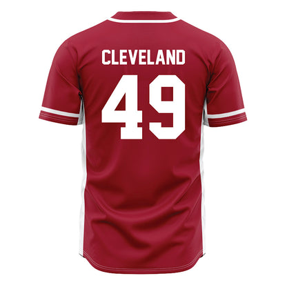 Oklahoma - NCAA Baseball : Jackson Cleveland - Maroon Jersey-1