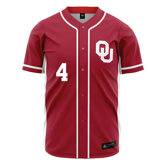 Oklahoma - NCAA Baseball : Alec Blair - Maroon Jersey-0