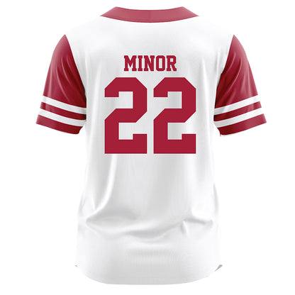 Oklahoma - NCAA Softball : Kai Minor - White Jersey-1