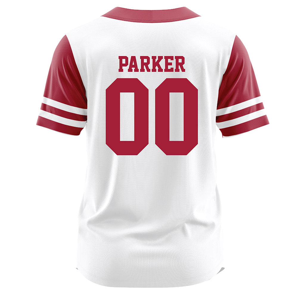 Oklahoma - NCAA Softball : Allyssa Parker - White Jersey-1