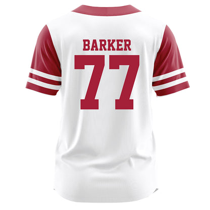 Oklahoma - NCAA Softball : Sydney Barker - White Jersey-1