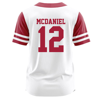 Oklahoma - NCAA Softball : Lexi McDaniel - White Jersey-1
