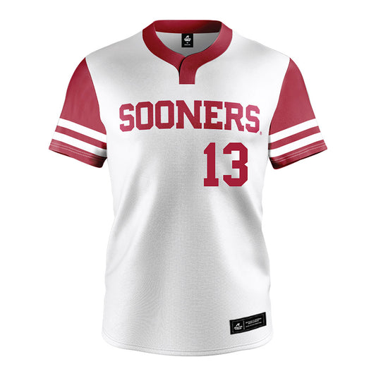 Oklahoma - NCAA Softball : Isabela Emerling - White Jersey-0