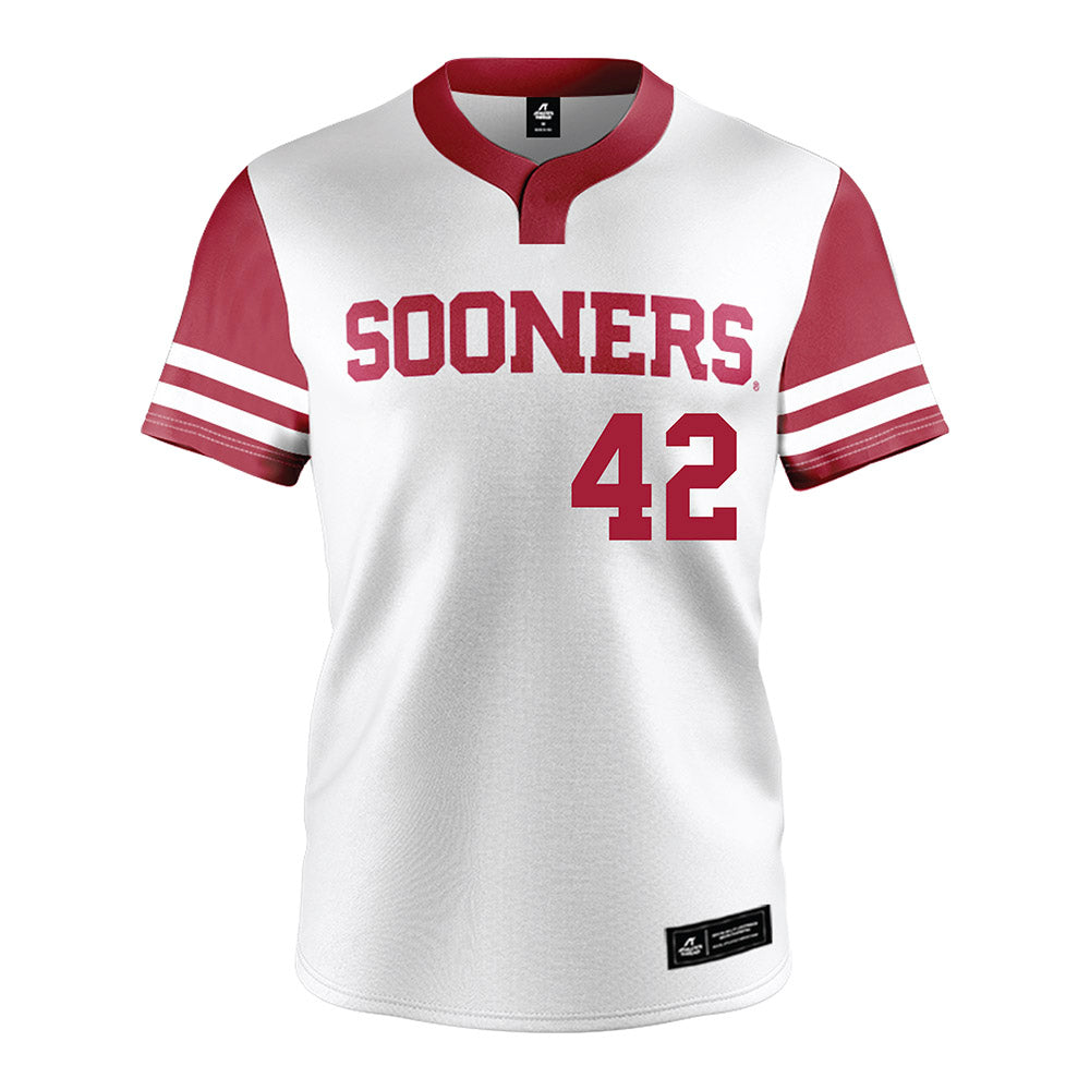 Oklahoma - NCAA Softball : Gabriella Garcia - White Jersey-0