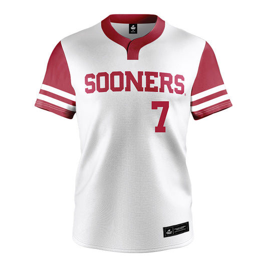 Oklahoma - NCAA Softball : Kasidi Pickering - White Jersey-0