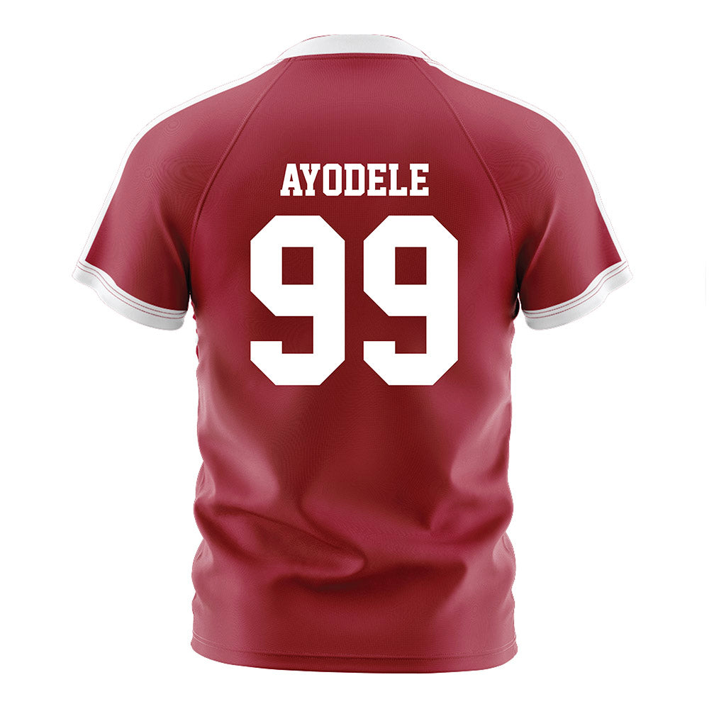 Oklahoma - NCAA Women's Soccer : Mojisola Ayodele - Crimson Red Soccer Jersey-1