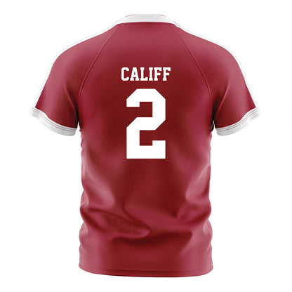 Oklahoma - NCAA Women's Soccer : Paige Califf - Crimson Red Soccer Jersey-1