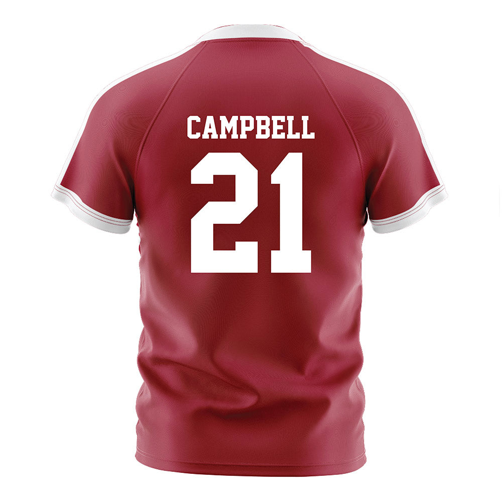 Oklahoma - NCAA Women's Soccer : Kendall Campbell - Crimson Red Soccer Jersey-1