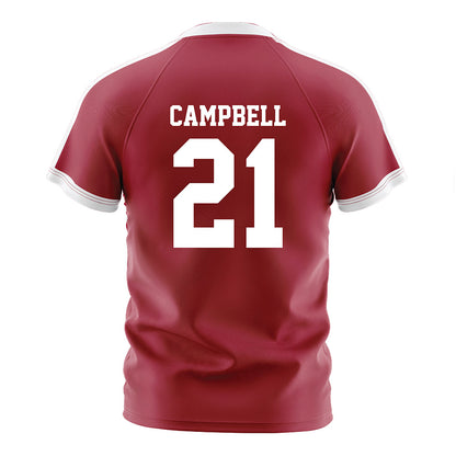 Oklahoma - NCAA Women's Soccer : Kendall Campbell - Crimson Red Soccer Jersey-1