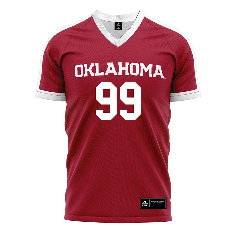 Oklahoma - NCAA Women's Soccer : Mojisola Ayodele - Crimson Red Soccer Jersey-0