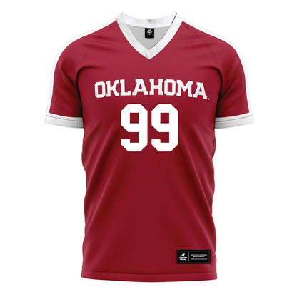 Oklahoma - NCAA Women's Soccer : Mojisola Ayodele - Crimson Red Soccer Jersey-0