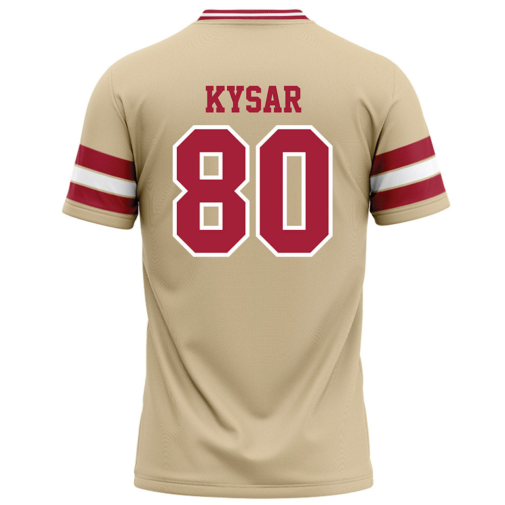 Oklahoma - NCAA Football : Bergin Kysar - Cream Football Jersey-1