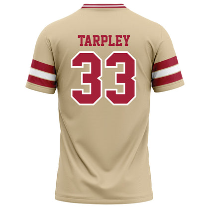 Oklahoma - NCAA Football : Preston Tarpley - Cream Football Jersey-1