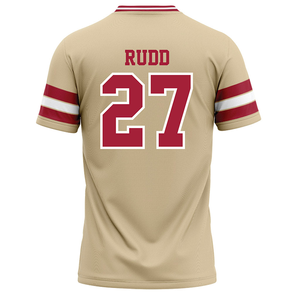 Oklahoma - NCAA Football : Trace Rudd - Cream Football Jersey-1